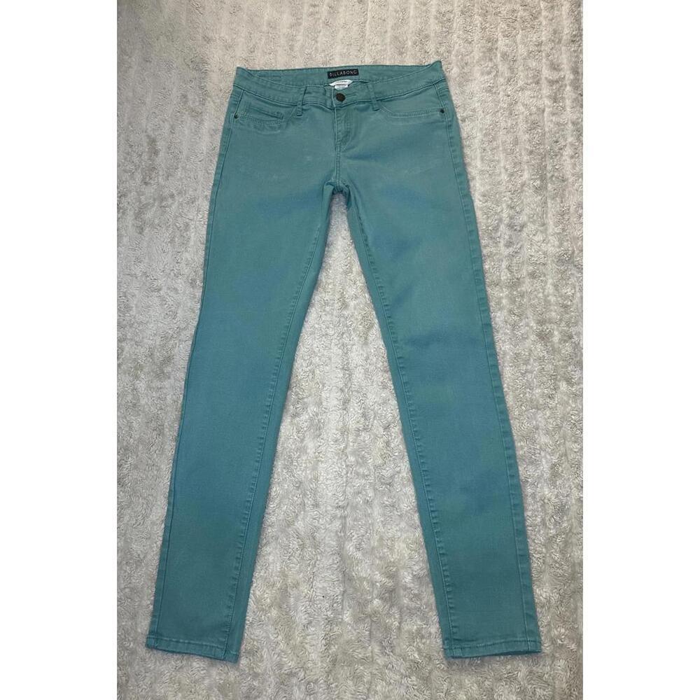 Billabong classic light green 'Peddler' skinny jeans Size 31